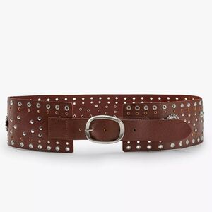 Zara | Accessories | Zara Zara Leather Belt With Gold Metal  display picture 1